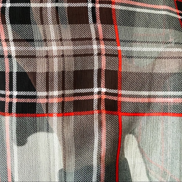 Plaid sheer tank - Picture 2 of 4